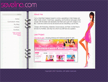 Tablet Screenshot of portfolio.sevelina.com